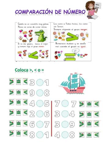 Comparación de números