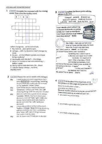 Make your choice-english plus 4