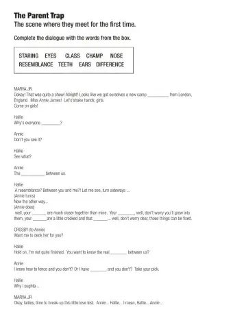 The Parent Trap (Fencing Scene)