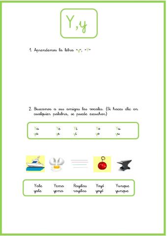 Letra y