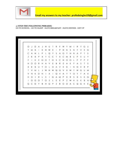 Word search puzzle