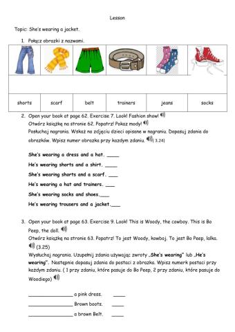 She's wearing a jacket.