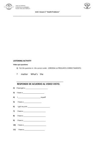 6th Graders Unit 1 Lesson 4 