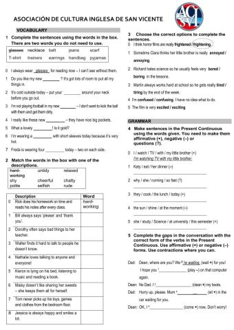 Junior 2- test unit 2