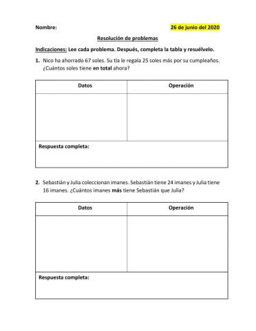 Resolución de problemas