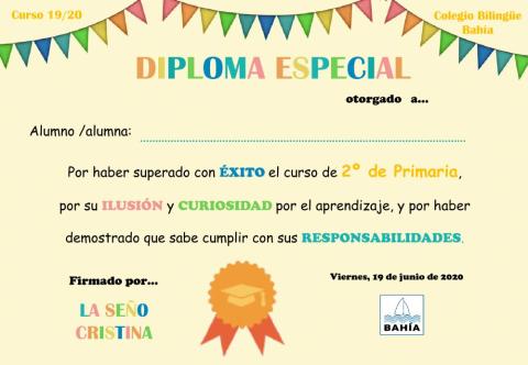 Diploma especial 2º