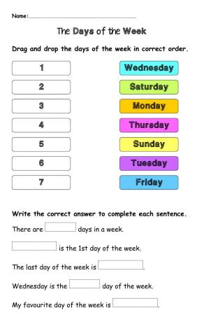 The Days of the Week