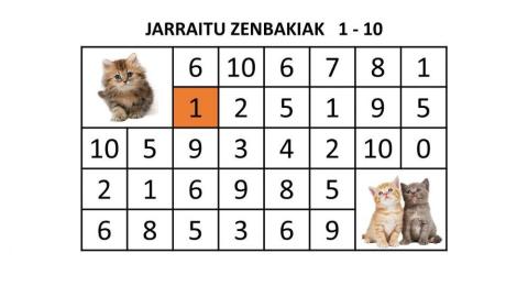 04Jarraitu zenbakiak 1-10