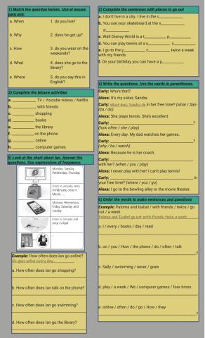 Open questions with Simple Present