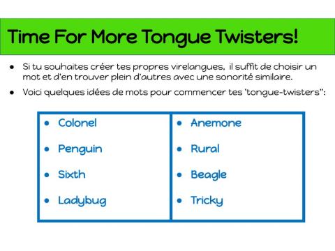 My Tongue Twister
