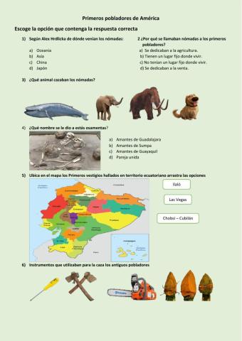 Primeros pobladores de América