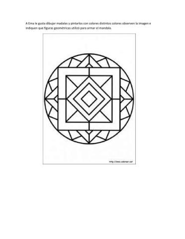 Mandala figuras geometricas
