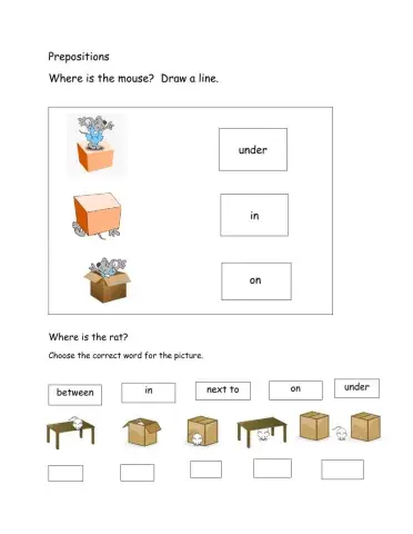 Place Prepositions