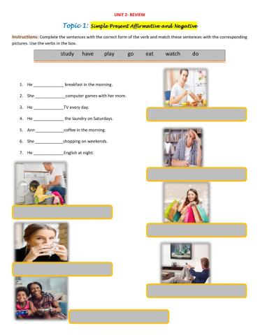 Simple present- to+ infinitive-gerunds-object and indefinite pronouns