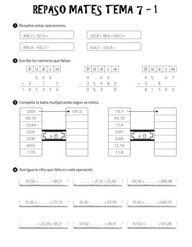Repaso mates T7 - 1