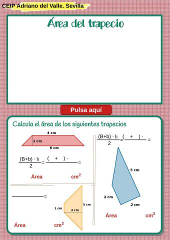 Área del trapecio