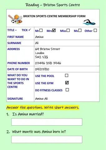 Reading - Sports Centre