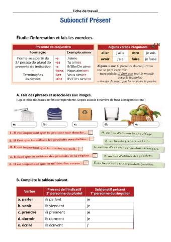 Le subjonctif présent