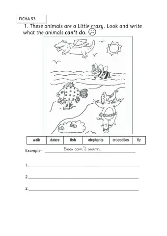 Writing prueba 3º CAM 2018