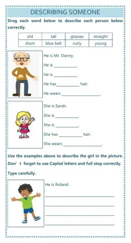 Describing appearance