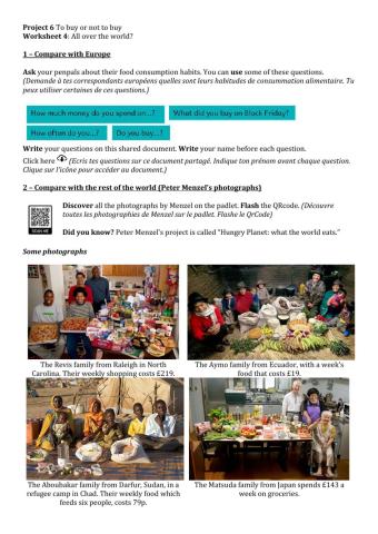 To buy or not to buy - Activity on Menzel's photographs