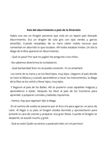 País del aburrimiento a diversión
