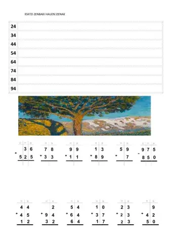 Batuketak eta kenketak 4