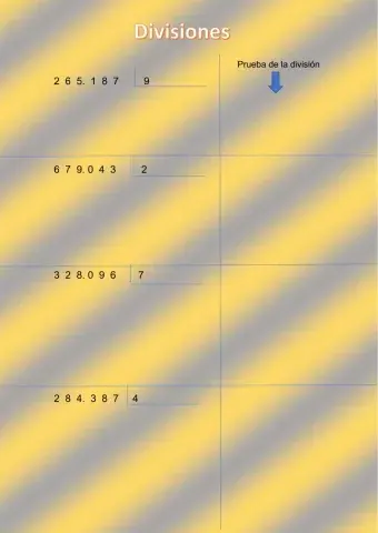 Divisiones