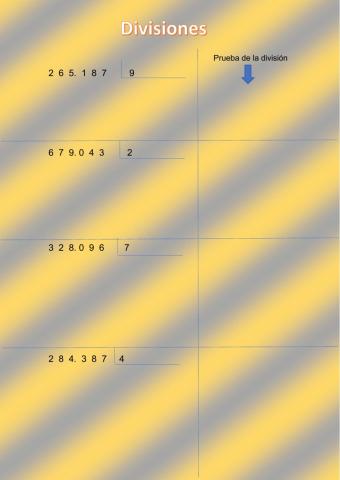 Divisiones