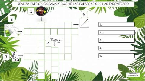 Crucigrama yanomamis