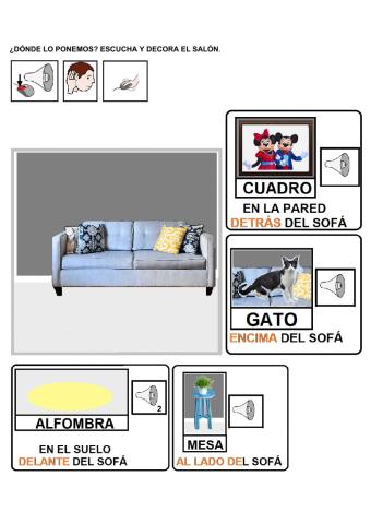 Escucha y decora el salón