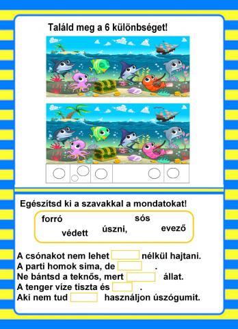 A tengernél 2-- gyakorlás