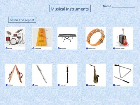 Unit 5 Musical Instruments Listening
