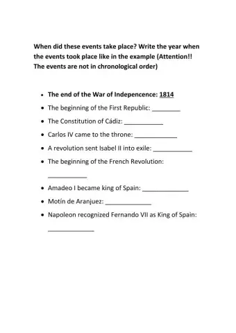 19th century in Spain