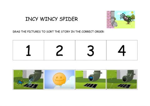 Sequence Incy Wincy Spider