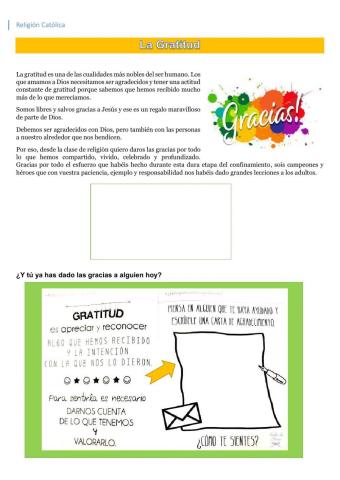 La gratitud
