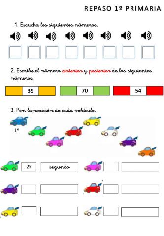 Repaso 1ºprimaria