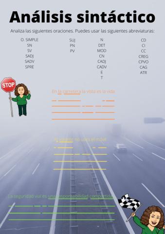 Sintaxis educación vial