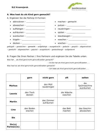 Menschen A1.2 Lektion 20