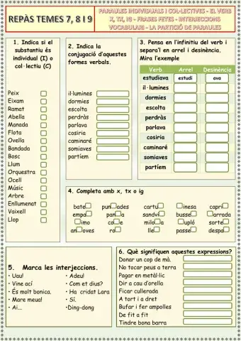 Valen - Repaso 7, 8 y 9