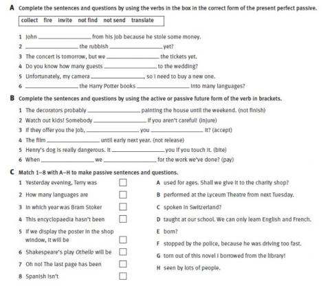 The Passive (perfect-future)