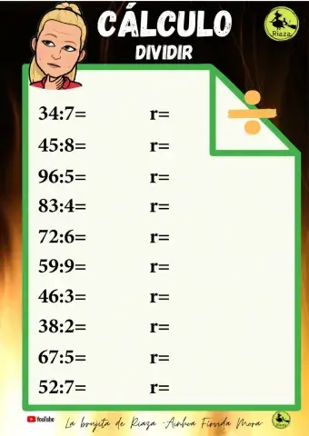3º divisiones entre una cifra