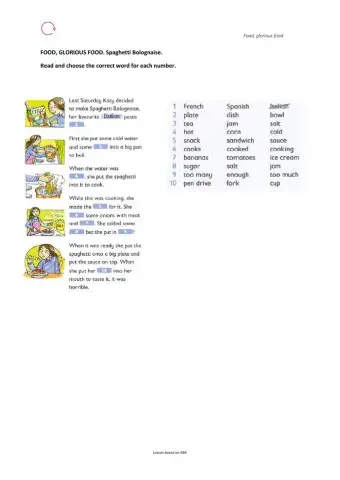 Spaguetti bolognaise