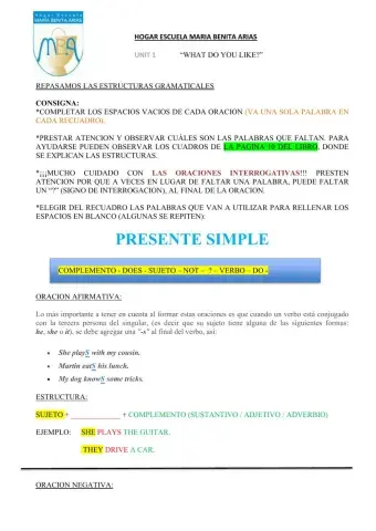 Presente simple versus presente continuo