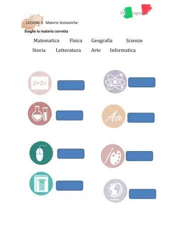 Materie Scolastiche