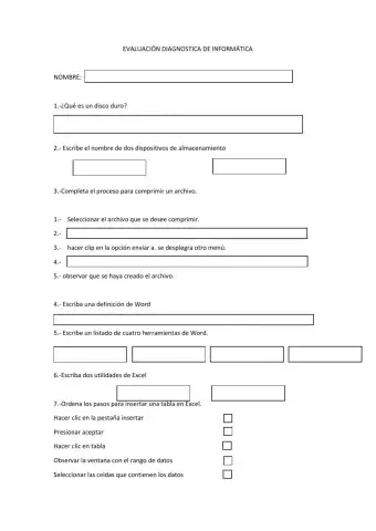 Evaluacion diagnostica