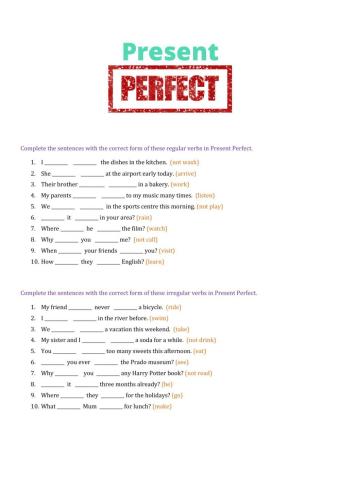 Present Perfect