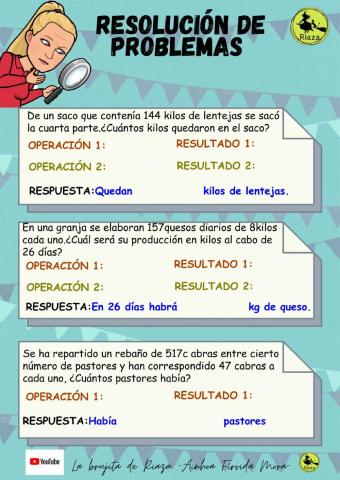 3º resolución de problemas