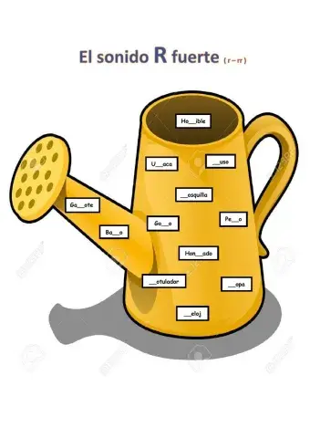 EL SONIDO DE LA R fuerte
