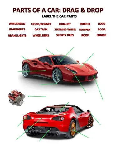 Name the car parts